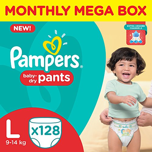 Pampers Large Size Diaper Pants Monthly 