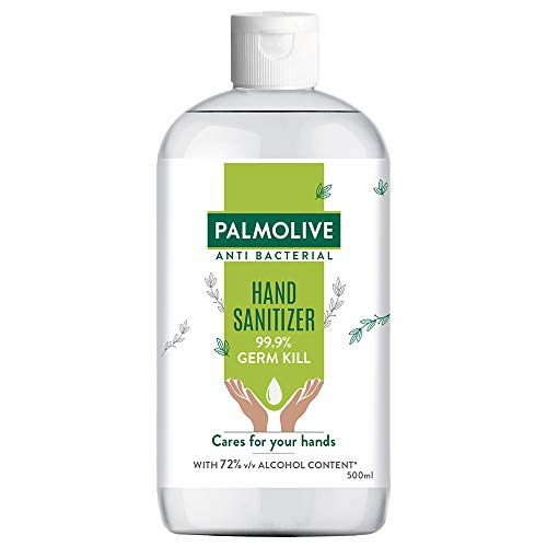 Palmolive Antibacterial Hand Sanitizer, 72 Alcohol Based Sanitizer, Kills Germs Instantly, Non